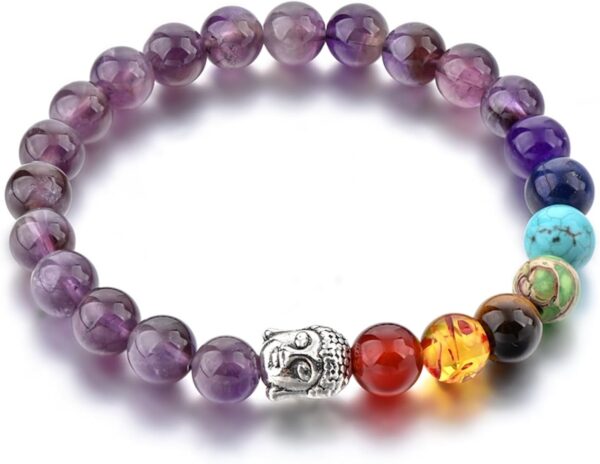 Amethyst x Seven Chakra Buddha Band - Image 2