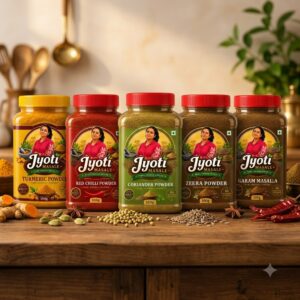 Jyoti Masale Everyday Kitchen Starter Kit (5 x 100g)