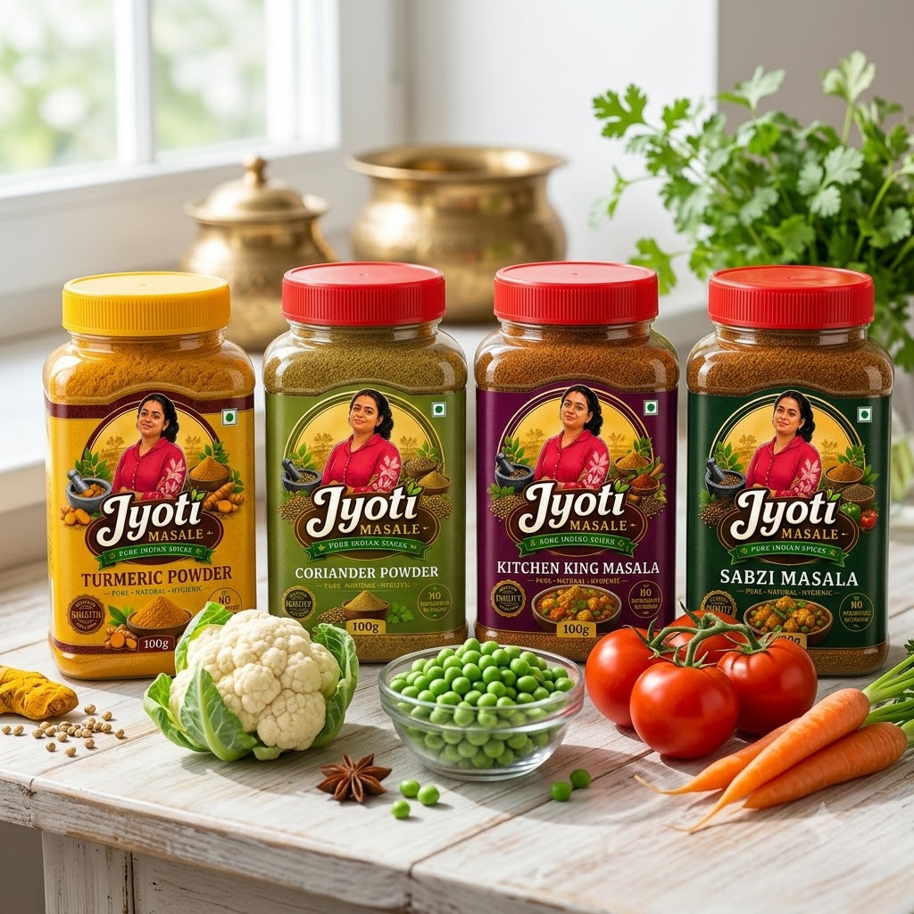 Jyoti Masale Vegetarian Delight Combo (4 x 100g)