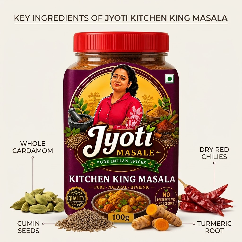 Jyoti Masale Kitchen King Masala 100g - Image 5