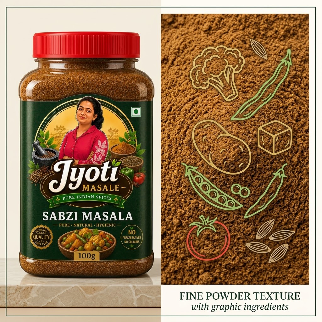 Jyoti Masale Sabzi Masala 100g - Image 2