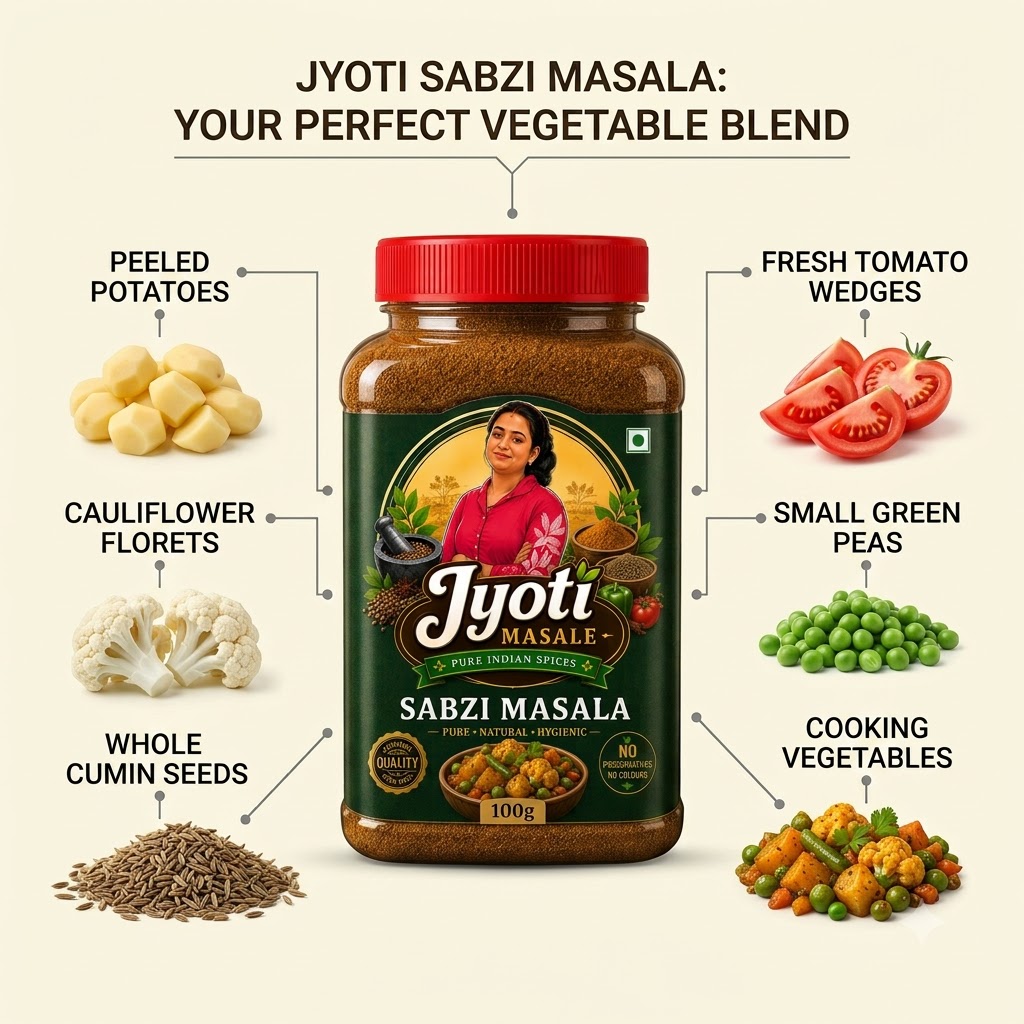Jyoti Masale Sabzi Masala 100g - Image 5