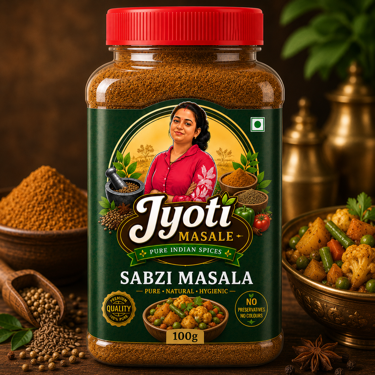 Jyoti Masale Complete Masala Chest (6 x 100g) - Image 5