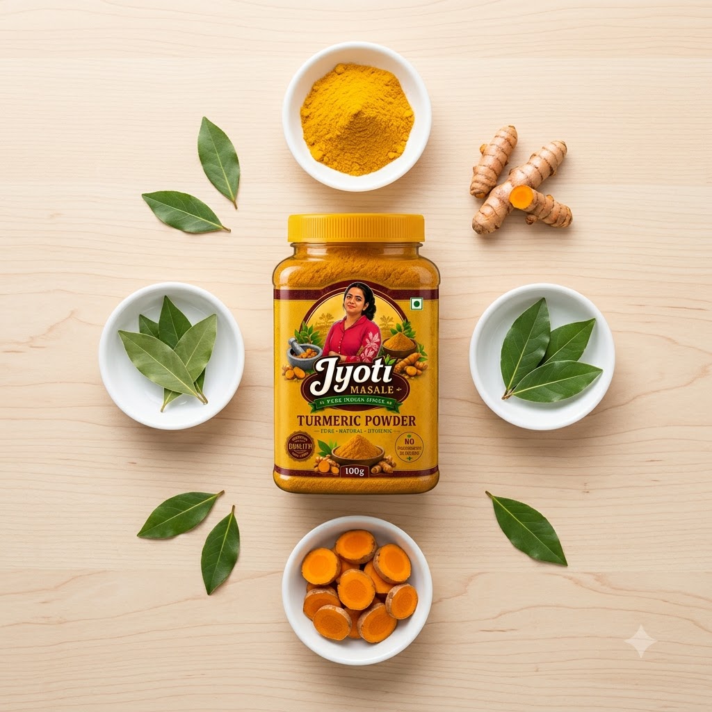 Jyoti Masale Turmeric Powder (Haldi Powder) 100g - Image 3