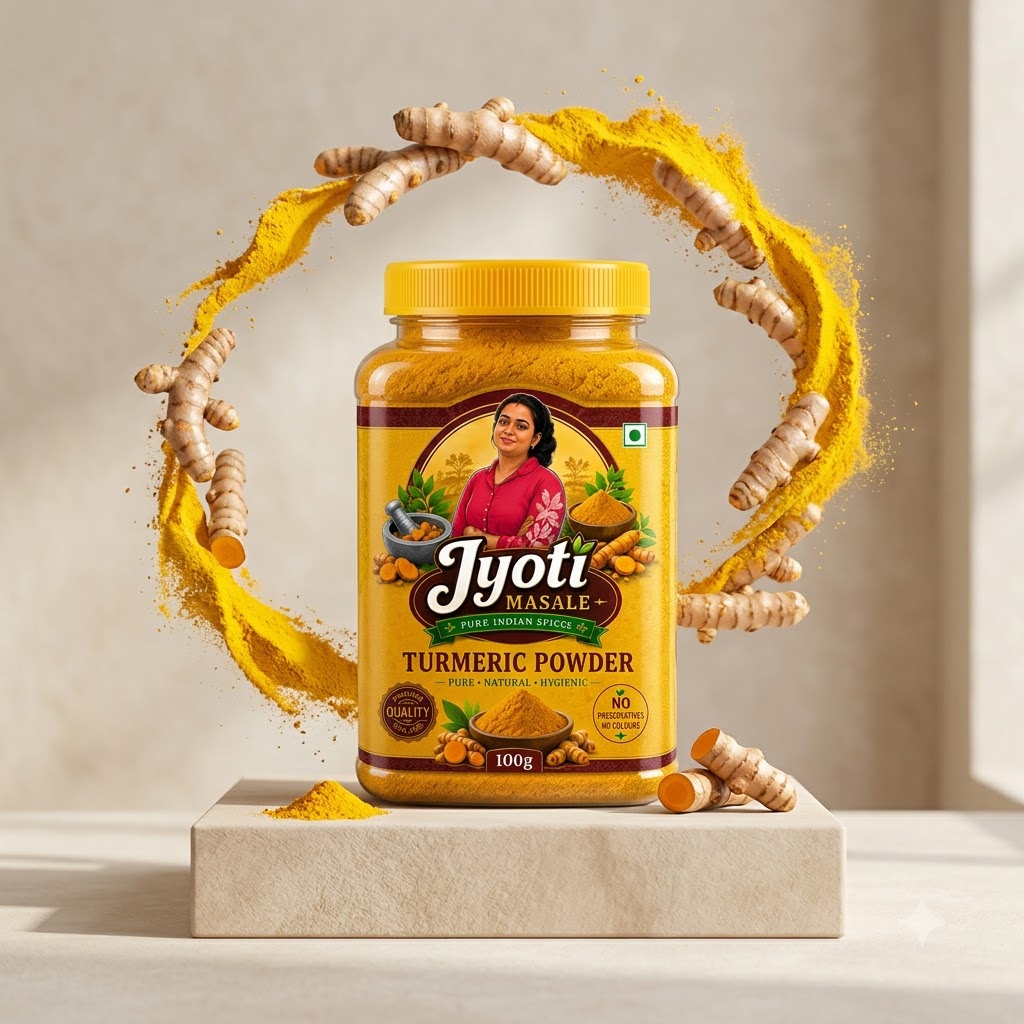 Jyoti Masale Turmeric Powder (Haldi Powder) 100g - Image 4