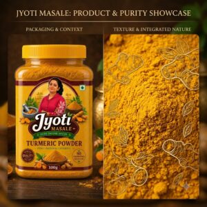Jyoti Masale Turmeric Powder (Haldi Powder) 100g